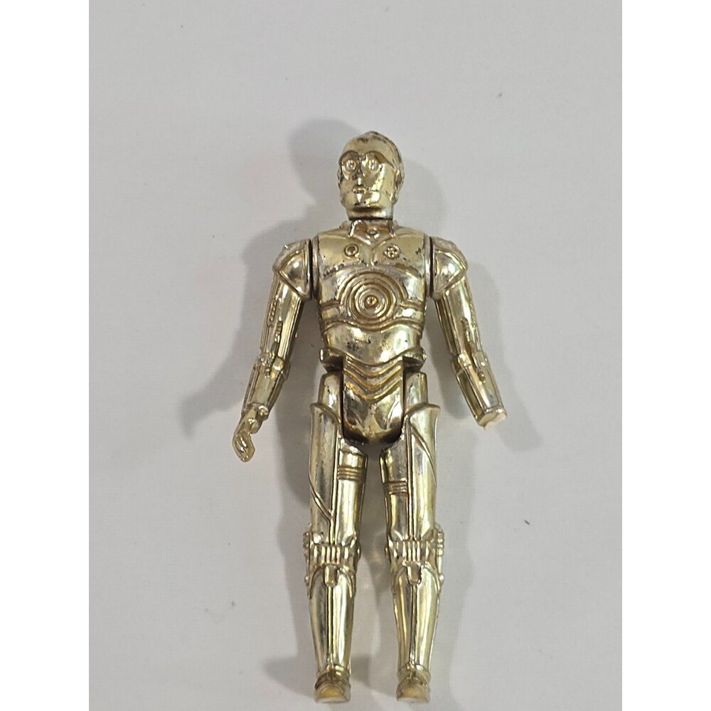 Vintage Star Wars C-3PO 1977 Kenner HK Hong Kong *Flawed Hand*